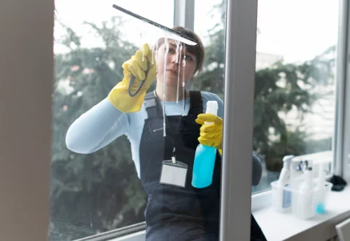Nettoyage de vitres intérieures et extérieures à la Flèche